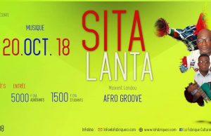 Musique : Afro Groove avec le groupe Sita Lanta le 20 Oct