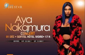 Agenda: AYA NAKAMURA en concert le 01/12/2018 ?Sofitel Hôtel Ivoire à 17 H