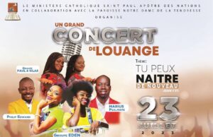 Grand concert de Louange le 23 JuilLET à la Paroisse Notre Dame de la Tendresse