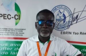 Société | Le président de l’ONG MCPD-CI Mr Addy LAGA au siège de la PEC CI