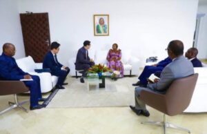 DIPLOMATIE PARLEMENTAIRE : AUDIENCE DE LA PRESIDENTE DU SÉNAT.