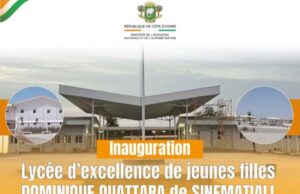 EDUCATION NATIONALE | INAUGURATION DU LYCÉE D’EXCELLENCE DE JEUNES FILLES AVEC INTERNAT DOMINIQUE OUATTARA DE SINEMATIALI.