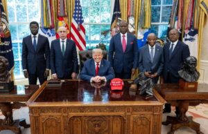 COOPÉRATION USA AFRIQUE / Le Président Donald Trump Frappe Fort . 5 Présidents Africains à la Maison Blanche pour un Deal Choc Contre la Chine et la Russie