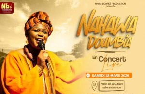 Nahawa Doumbia en concert au Plais de la Culture le 38 Mars 2026